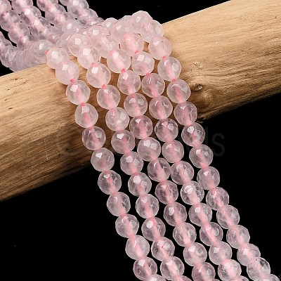 Natural Rose Quartz Gemstone Beads GSF4mmC034-1