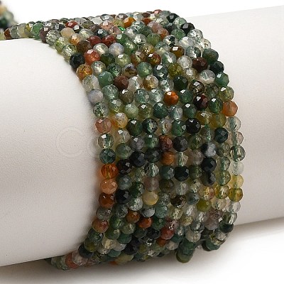 Natural Indian Agate Beads Strands G-J002-03K-1