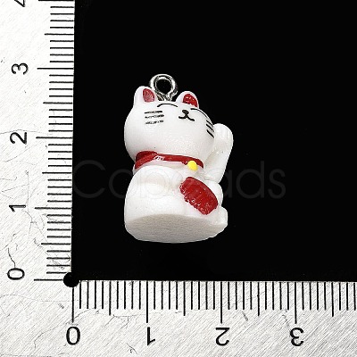 Opaque Resin Pendants X-RESI-M036-04-1