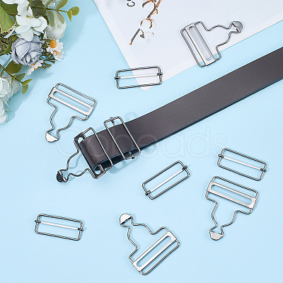 6Bags Adjustable Alloy Buckle FIND-CP0003-92A-1