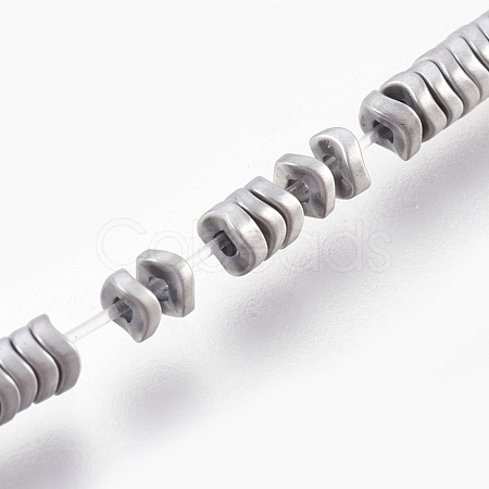Electroplated Non-magnetic Synthetic Hematite Bead Strand G-E498-18G-1
