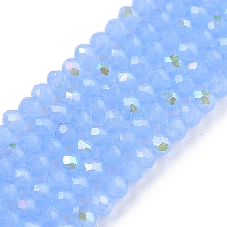 Electroplate Glass Beads Strands EGLA-A044-J2mm-L03-1