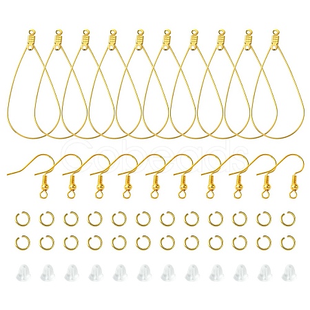 67Pcs 4 Styles 304 Stainless Steel Wire Pendants FIND-FS0002-26-1