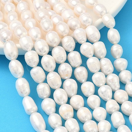 Natural Cultured Freshwater Pearl Beads Strands PEAR-D003-01D-10-1