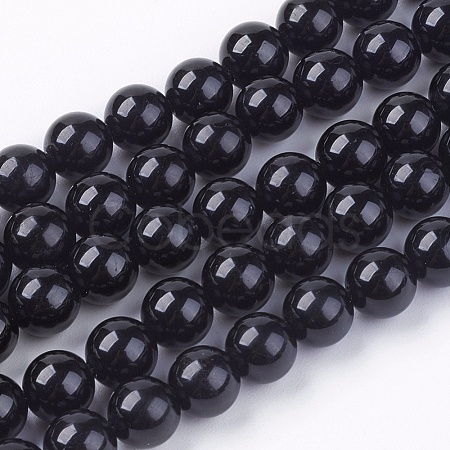 Natural Tourmaline Bead Strands G-H1603-10mm-1