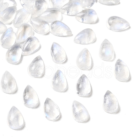 Natural Grade AA Rainbow Moonstone Cabochons G-L616-03A-01-1