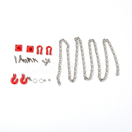 Alloy Car Tow Hook Trailer Chain Set FIND-WH0067-84-1