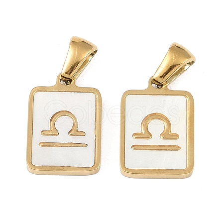 Constellations Natural White Shell Pendants STAS-M338-01J-G-1