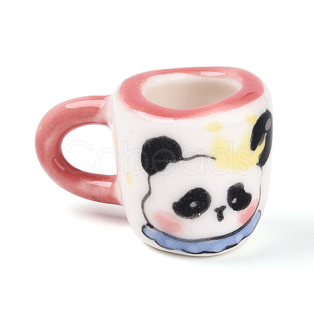 Handmade Porcelain Panda Mug Cup Decoration PORC-T133-21D-1