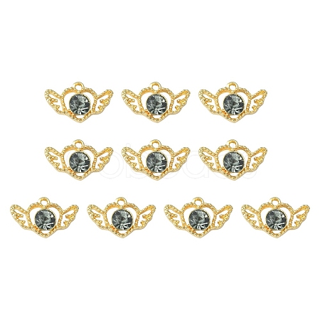 Alloy Rhinestone Pendants ALRI-YW0001-16-1