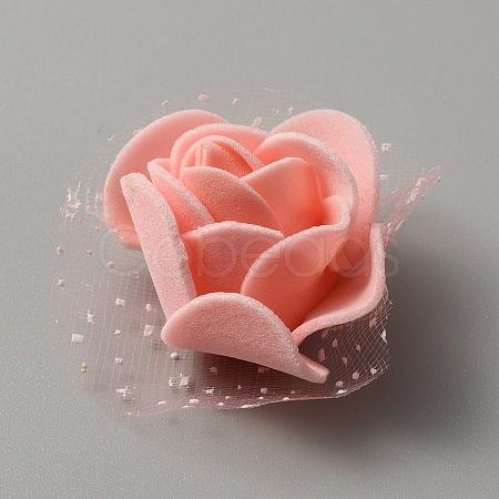 3D Foam Rose Ornament Accessories DIY-WH0304-623C-1