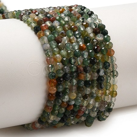 Natural Indian Agate Beads Strands G-J002-03K-1