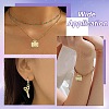 10Pcs 5 Styles Brass Micro Pave Clear Cubic Zirconia Pendants KK-CJ0004-26G-7