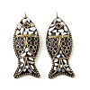 Handmade Polymer Clay Indonesia Big Pendants PY-CBAAA14-02C-01-1