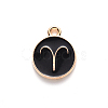 Alloy Enamel Pendants ENAM-S124-01A-08A-2
