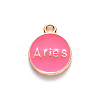 Alloy Enamel Pendants ENAM-S124-01B-03A-3
