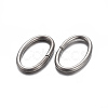Tarnish Resistant 304 Stainless Steel Open Jump Rings STAS-F221-40P-A-2