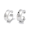 Rack Plating Brass Cuff Ring EJEW-C081-11P-1