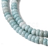 Cracked Opaque Glass Beads Strand X-GLAA-D306-A07-3