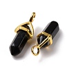 Natural Obsidian Pendants G-K329-67G-3