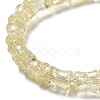 Transparent Crackle Glass Beads Strands GLAA-D025-01D-3