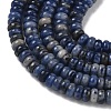 Natural Sodalite Beads Strands G-Z110-B20-2x4mm-9