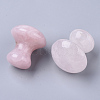 Mushroom Shape Natural Rose Quartz Massager G-S364-001-2