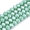 Electroplate Glass Beads Strands X1-EGLA-A034-P6mm-A20-1