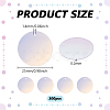 Iridescent PVC Paillette/Sequins Pendants PVC-PH0001-38B-2