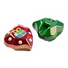 Christmas Theme Opaque Acrylic Beads OACR-E025-06-3
