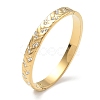 304 Stainless Steel & Rhinestone Hinged Bangles for Women BJEW-Z178-07G-4