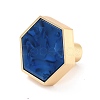 Hexagon with Marble Pattern Brass Box Handles & Knobs DIY-P054-C09-2