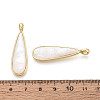 Natural White Shell Pendants KK-T073-65B-3
