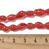 Spray Painted Natural Spiral Shell Beads Strands BSHE-G039-08E-3