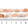 Natural Cherry Blossom Agate Beads Strands G-G146-A31-01-5