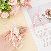 2Pcs 2 Style Resin Beaded Mobile Phone Lanyard Wrist Strap HJEW-GF0001-36-3