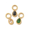 Ion Plating(IP) 304 Stainless Steel with Rhinestone Charms STAS-G351-18G-1