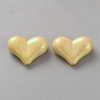 10Pcs Opaque Acrylic Beads LS-SACR-WH0008-020E-1