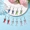 304 Stainless Steel Fairy Dangle Earrings EJEW-MZ00129-2