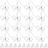 28Pcs Bowknot Shape Brass Earring Hook DIY-SP0001-06P-1