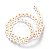 Handmade Millefiori Glass Bead Strands LAMP-J035-8mm-23-5