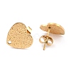 Ion Plating(IP) 304 Stainless Steel Stud Earring Findings EJEW-O104-14G-2