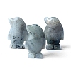 Natural Labradorite Carved Healing Penguin Figurines PW-WG12060-07-1