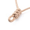 Adjustable Korean Waxed Polyester Cord Necklace Making AJEW-JB00510-02-2