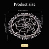 Alloy Rhinestone Mesh Headbands OHAR-WH20007-05P-01-2