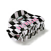 Tartan Pattern PVC Claw Hair Clips PHAR-M013-02F-2
