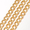 Aluminium Twisted Curb Chains CHA-K001-06G-1