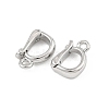 SHEGRACE Brass Fold Over Clasps XGR0145P-162P-2