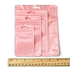 40Pcs 4 Styles Macaron Color Plastic Yin-yang Resealable Bags OPP-FS0001-18C-5