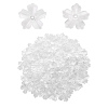 Flower Acrylic Beads TACR-YW0001-17-1